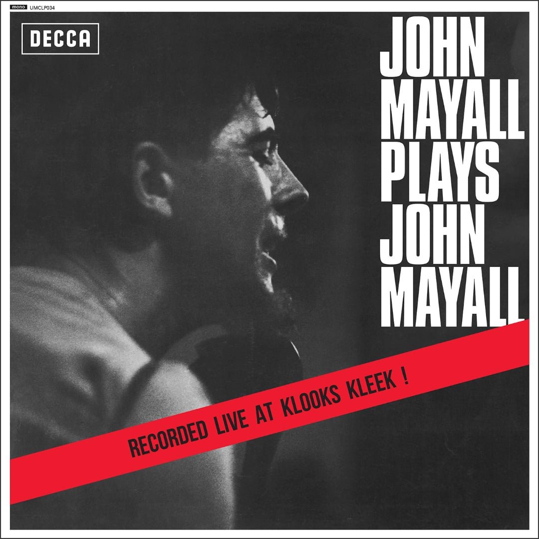 John Mayall Plays John Mayall LP sleeve featuring classic blues artwork.
