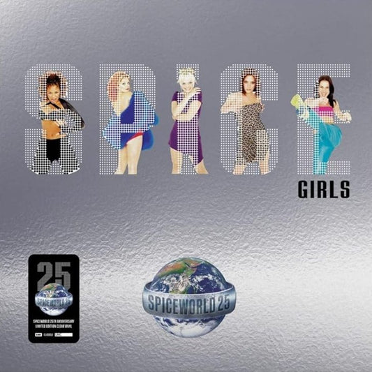 Spice Girls Spiceworld 25 clear vinyl LP featuring anniversary artwork sleeve