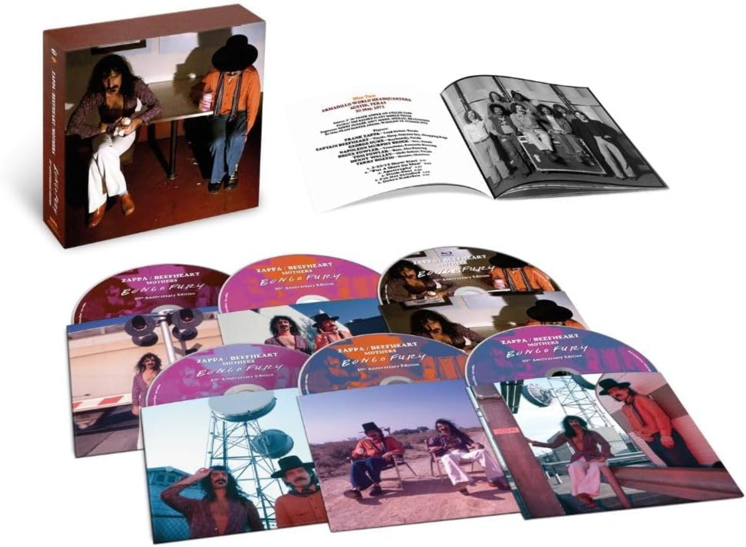 Bongo Fury box set 5 CDs plus Blu-Ray featuring studio outtakes and two concerts