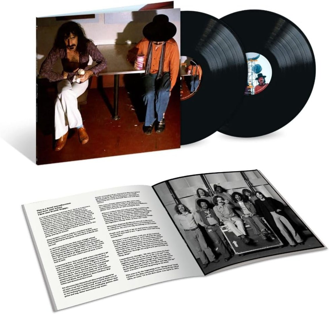 2LP Bongo Fury vinyl with highlights, litho print, and booklet with unseen photos