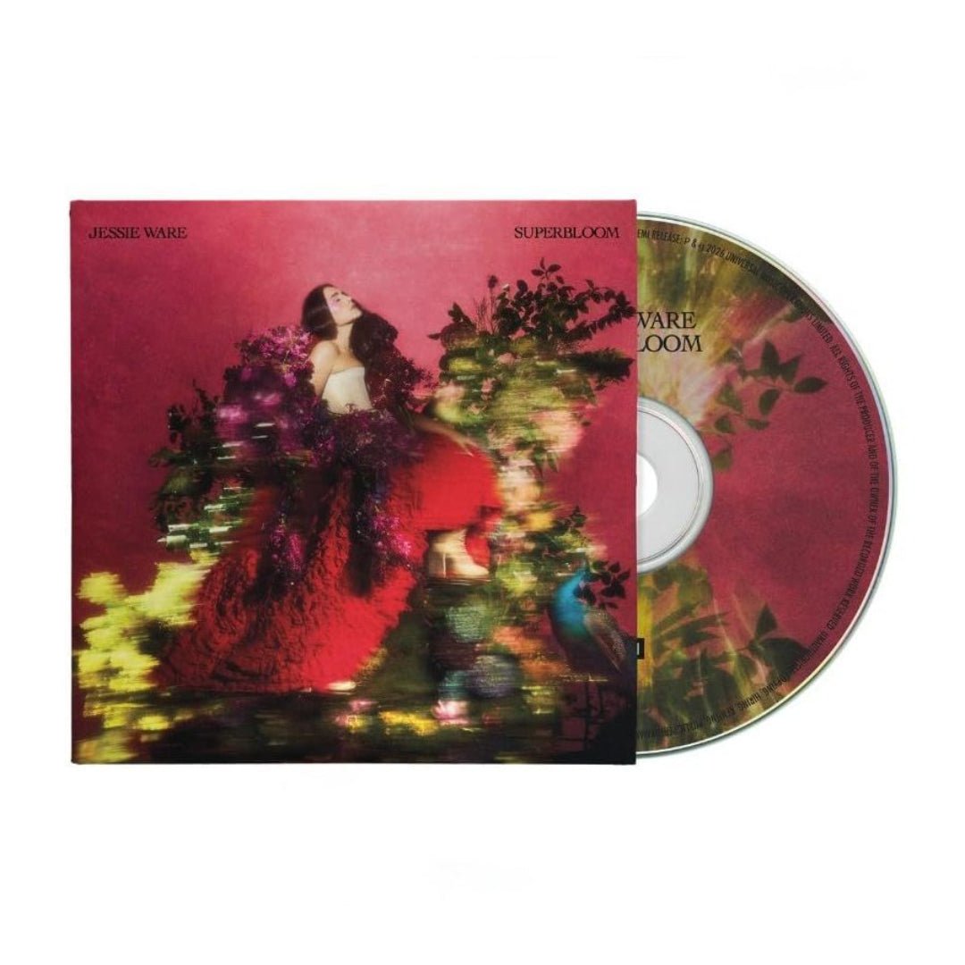 Superbloom album by Jessie Ware pressed on CD with dynamic production