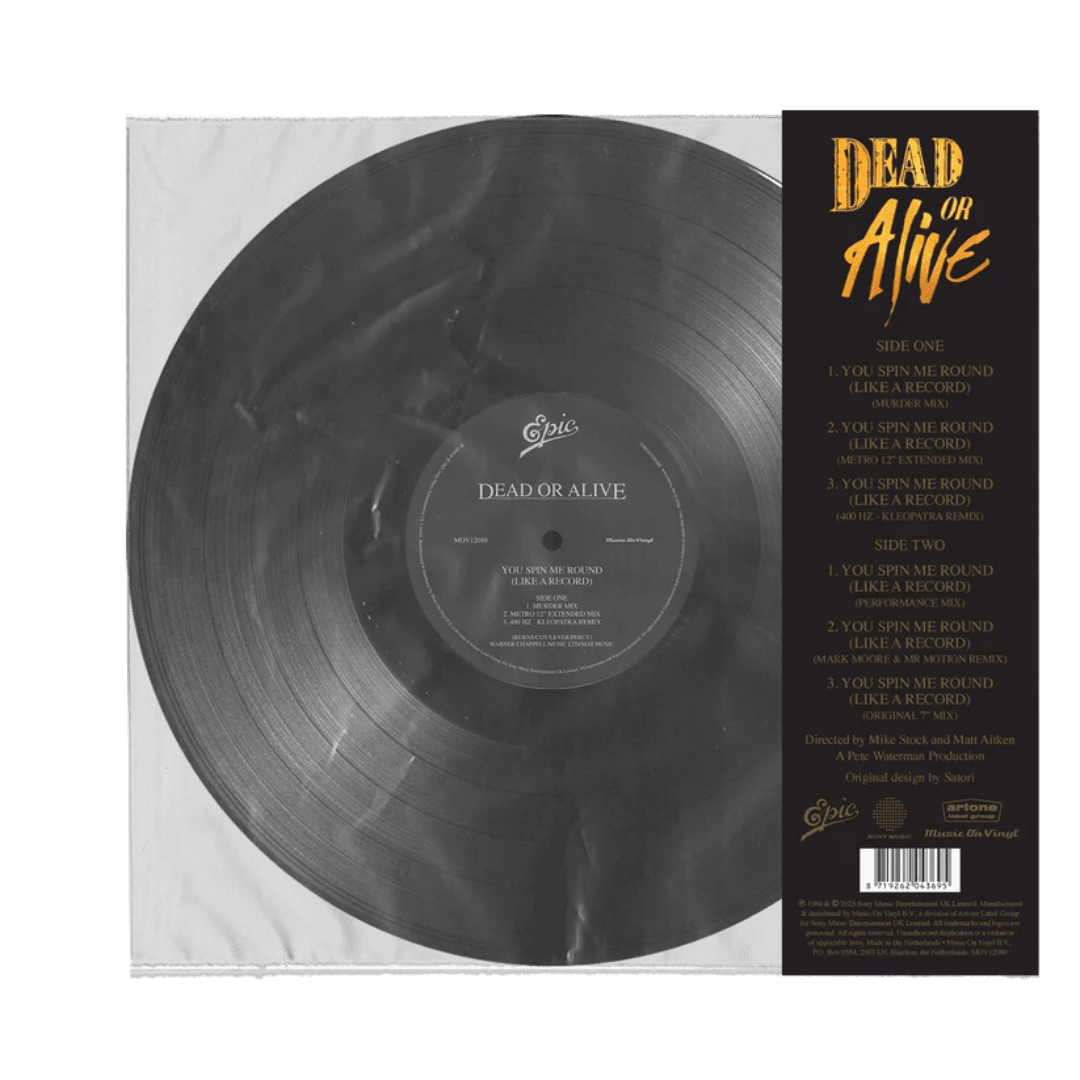 Dead Or Alive You Spin Me Round 12 inch remix vinyl