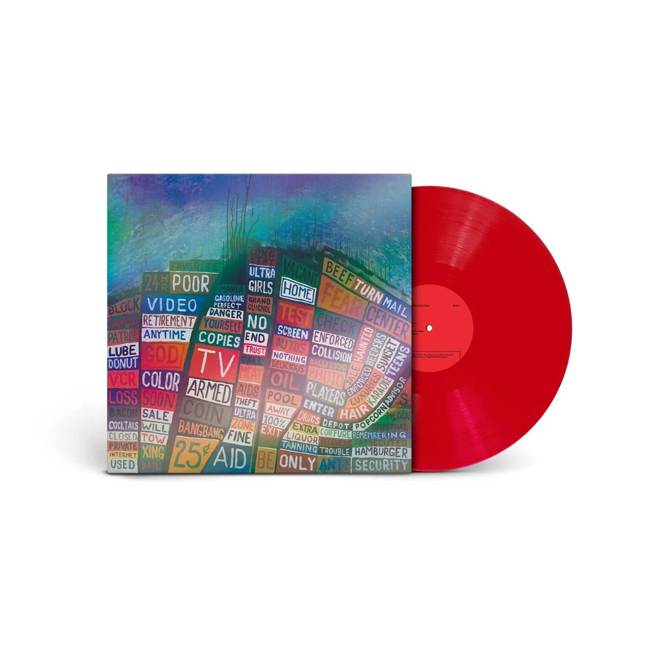 Red vinyl LP of Radiohead Hail To The Thief live performances 2003–2009