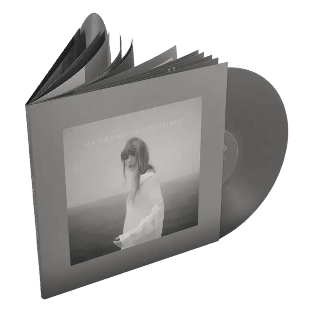 The Tortured Poets Department Taylor Swift double smoke gray vinyl