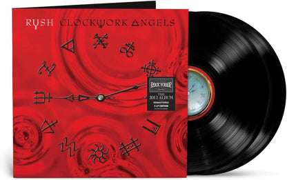 Clockwork Angels album by Rush on 2 LPs featuring progressive rock masterpieces