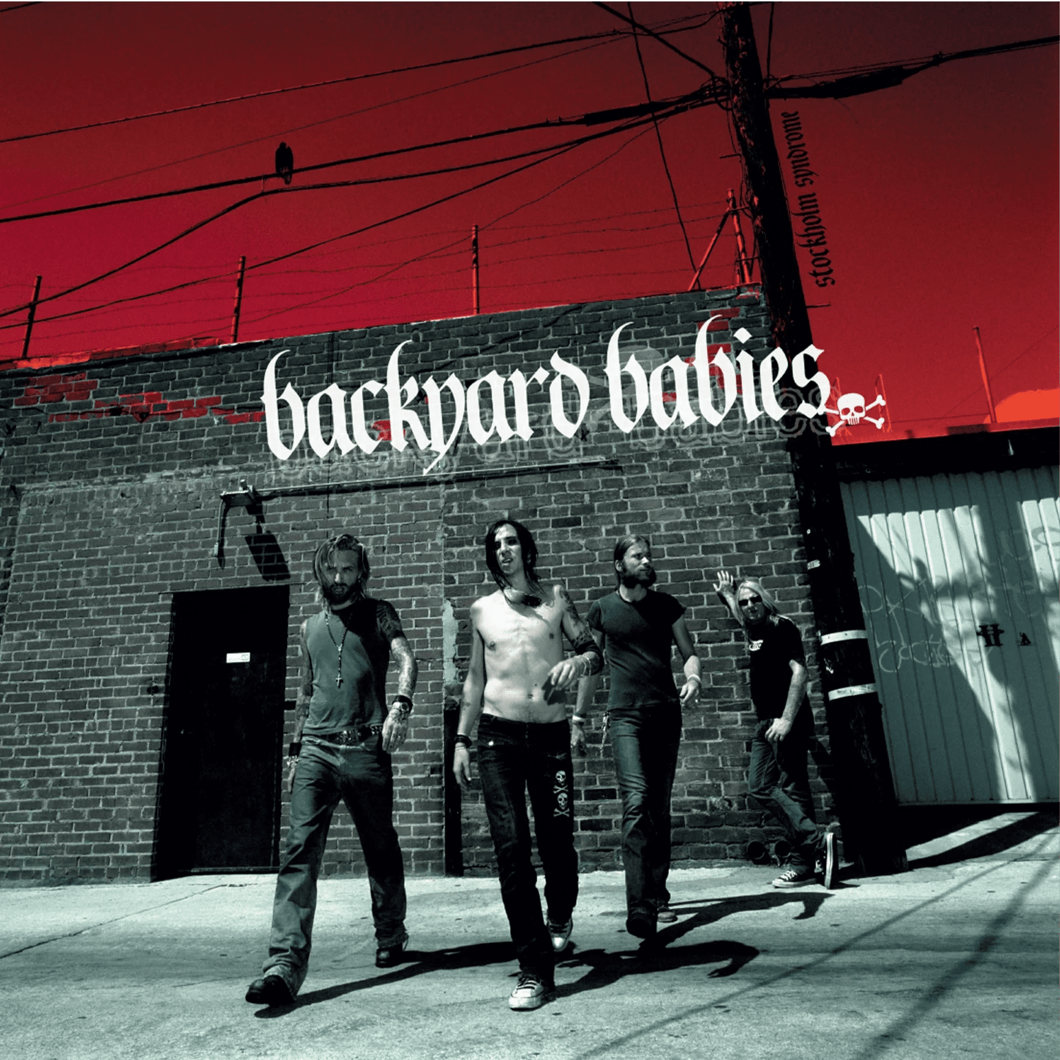Backyard Babies Stockholm Syndrome crystal clear black marbled vinyl LP