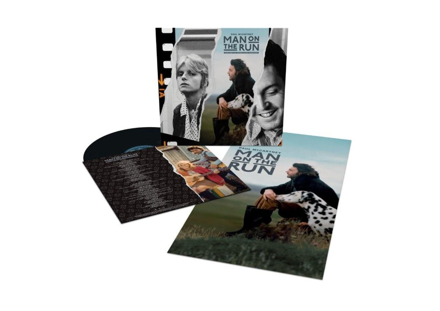 Paul McCartney Man On The Run motion picture soundtrack LP front cover image