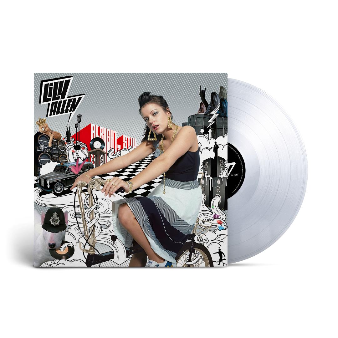 Alright Still by Lily Allen vinyl record sleeve British pop debut album cover