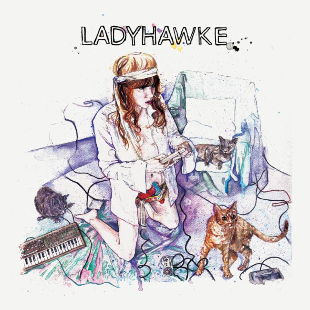 Ladyhawke debut album LP cover artwork Pip Brown synth pop new wave vinyl