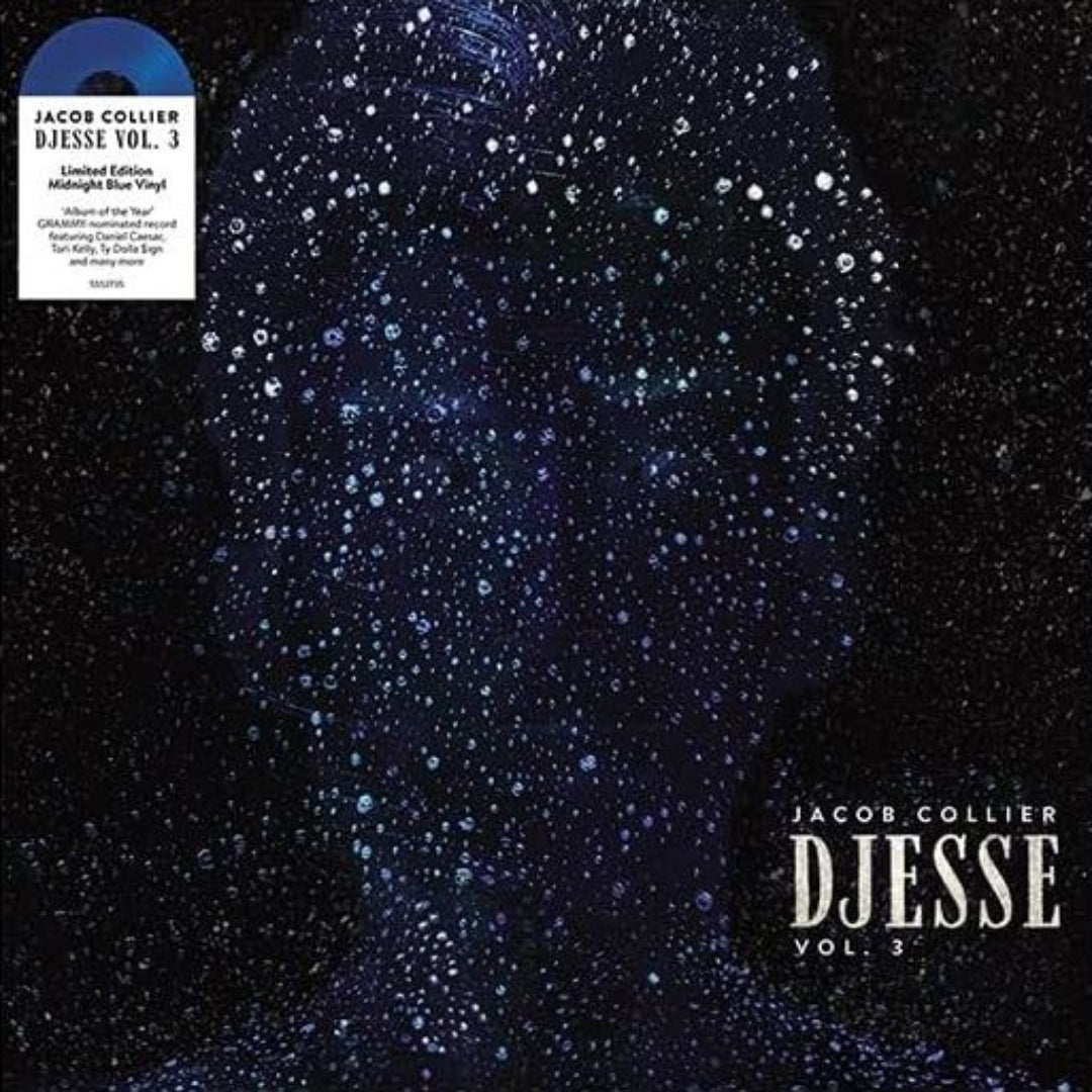 Jacob Collier Djesse Vol 3 midnight blue vinyl LP album cover artwork record