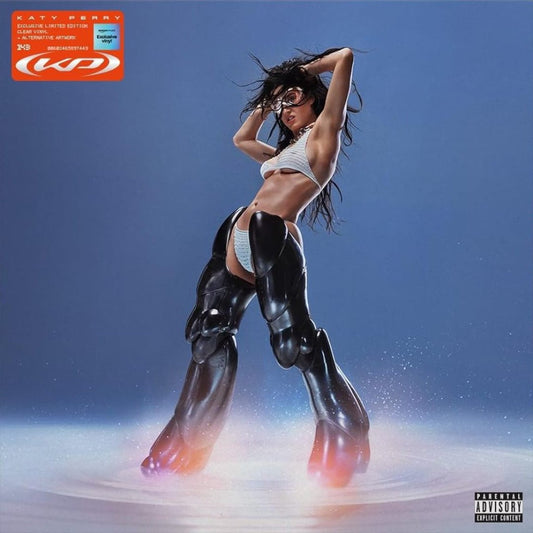 Katy Perry 143 clear vinyl LP album cover artwork pop dance record sleeve art