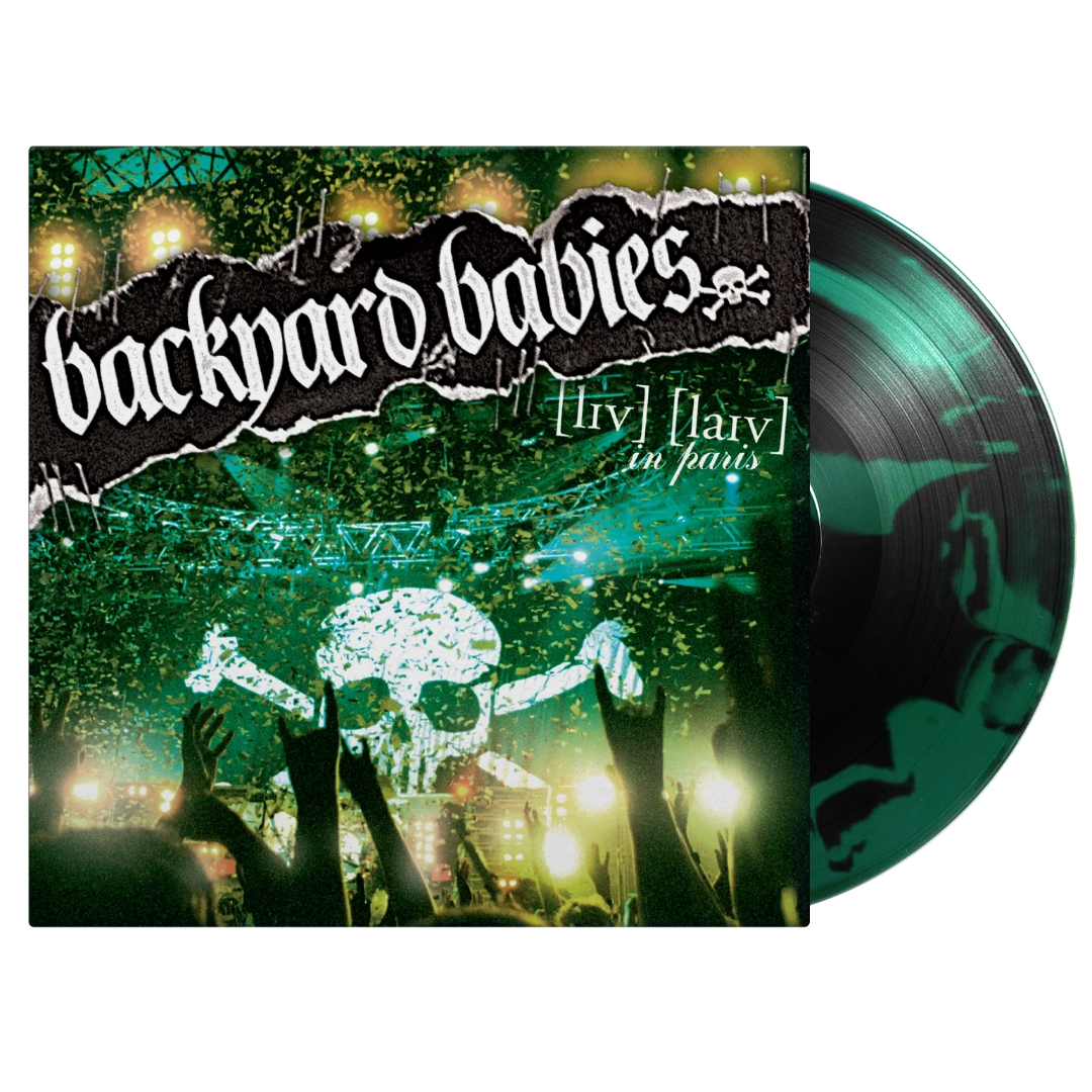 Live Live In Paris Backyard Babies vinyl LP coloured pressing sleeve front cover