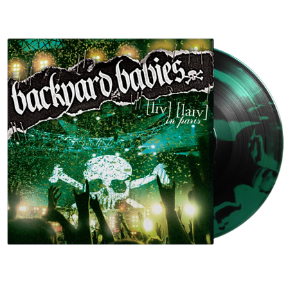 Live Live In Paris Backyard Babies vinyl LP coloured pressing sleeve front cover