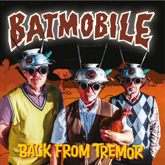 Batmobile Back From Tremor LP black vinyl Dutch psychobilly rockabilly album
