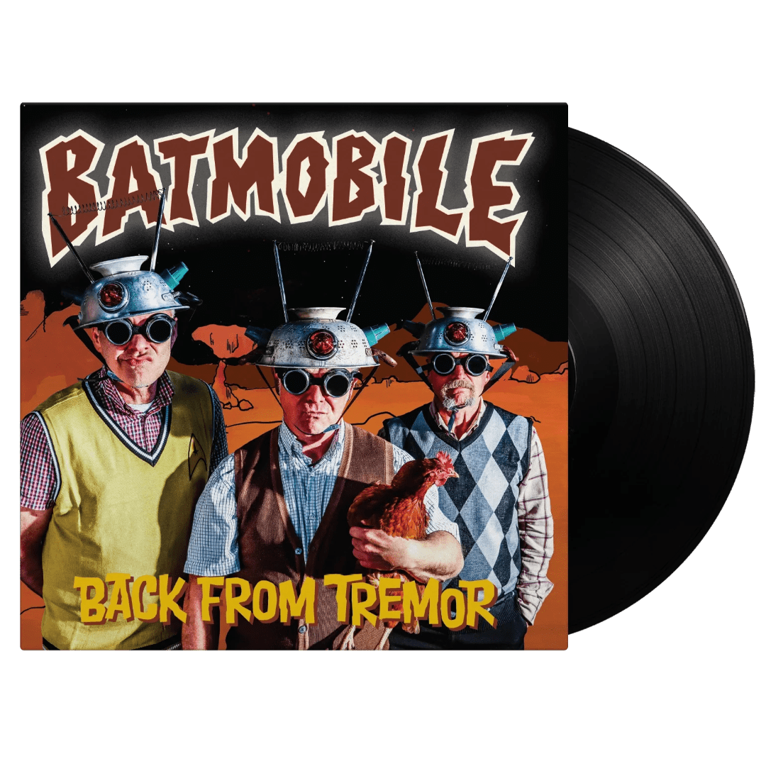 Back From Tremor by Batmobile vinyl record high energy psychobilly LP