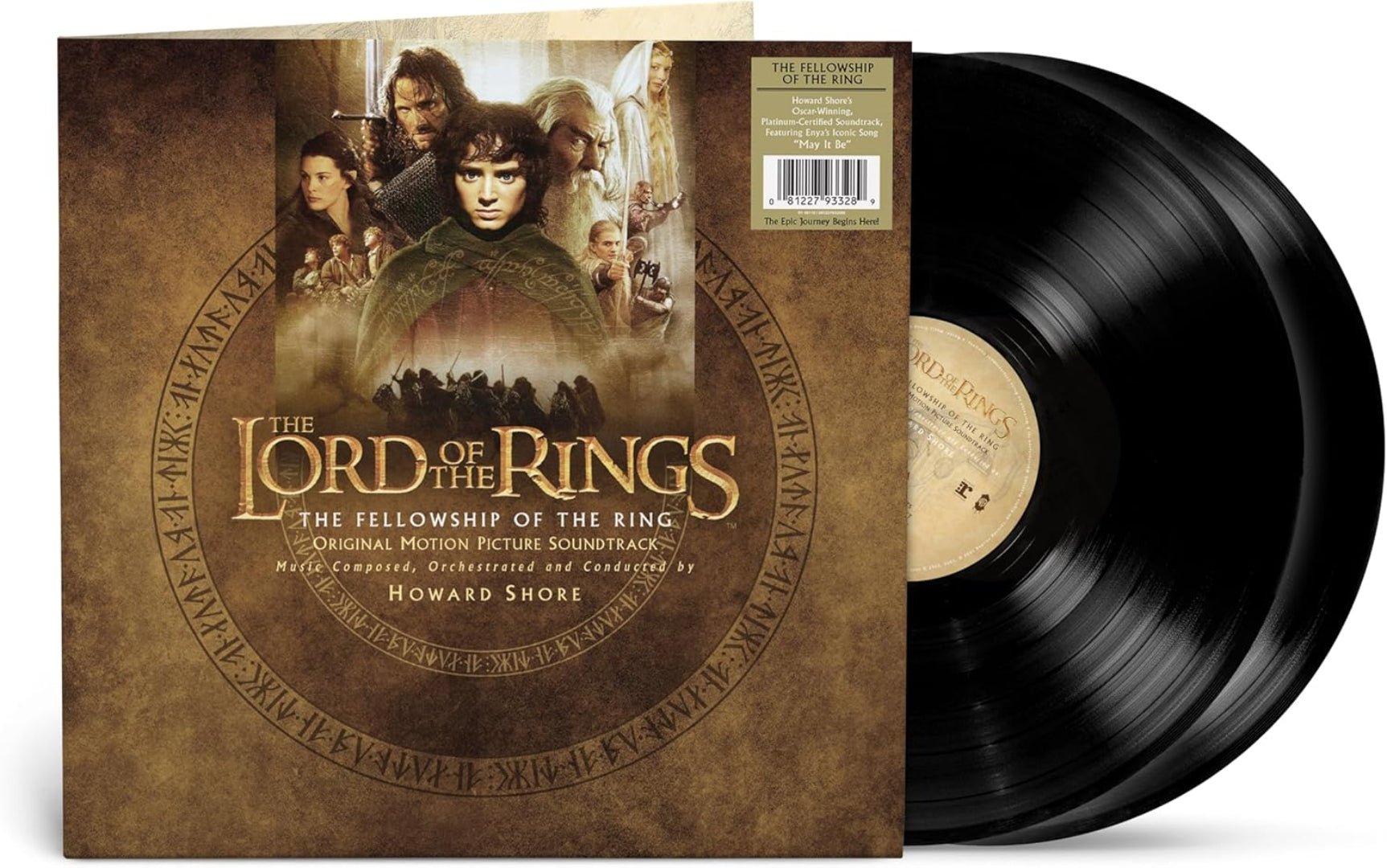 Lord of the Rings Fellowship of the Ring soundtrack vinyl LP with Enya songs