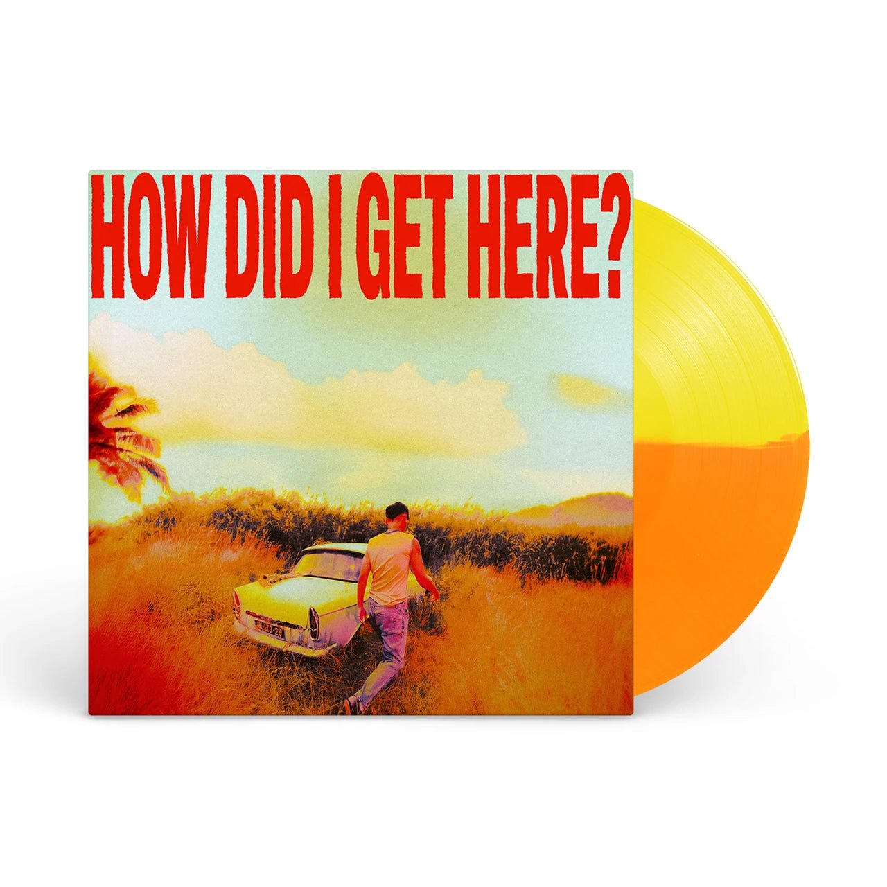 How Did I Get Here Louis Tomlinson yellow orange vinyl record
