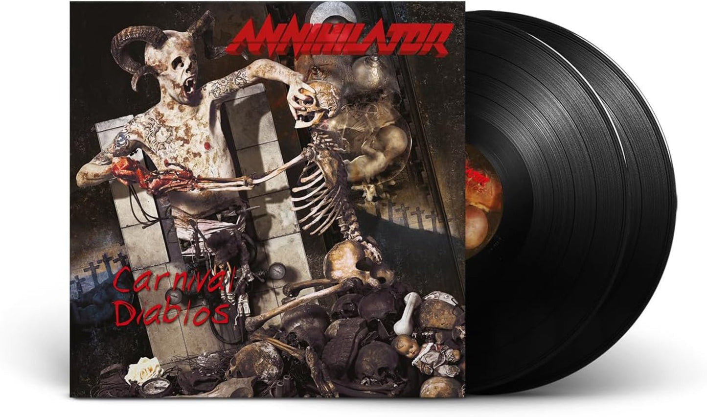 Carnival Diablos by Annihilator studio album sleeve design