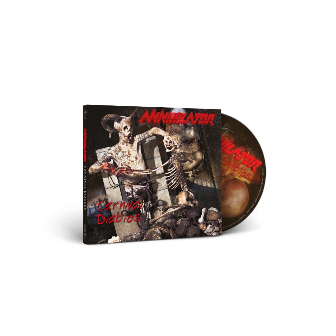 Carnival Diablos by Annihilator studio album sleeve featuring band logo
