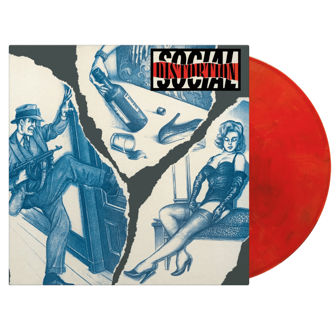 Social Distortion LP red black white marbled vinyl numbered
