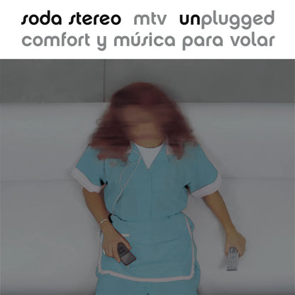 Soda Stereo Comfort y Música Para Volar crystal clear vinyl LP MTV Unplugged album