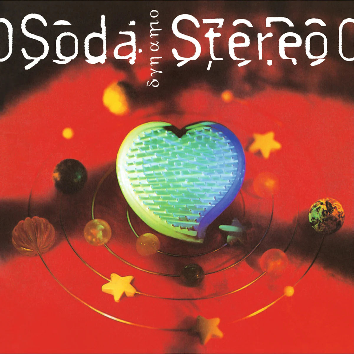 Soda Stereo Dynamo limited crystal clear vinyl LP shoegaze inspired album artwork