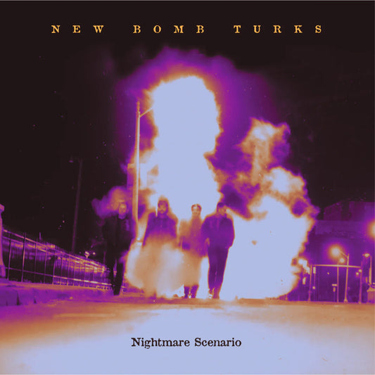 New Bomb Turks Nightmare Scenario violet translucent vinyl LP limited edition