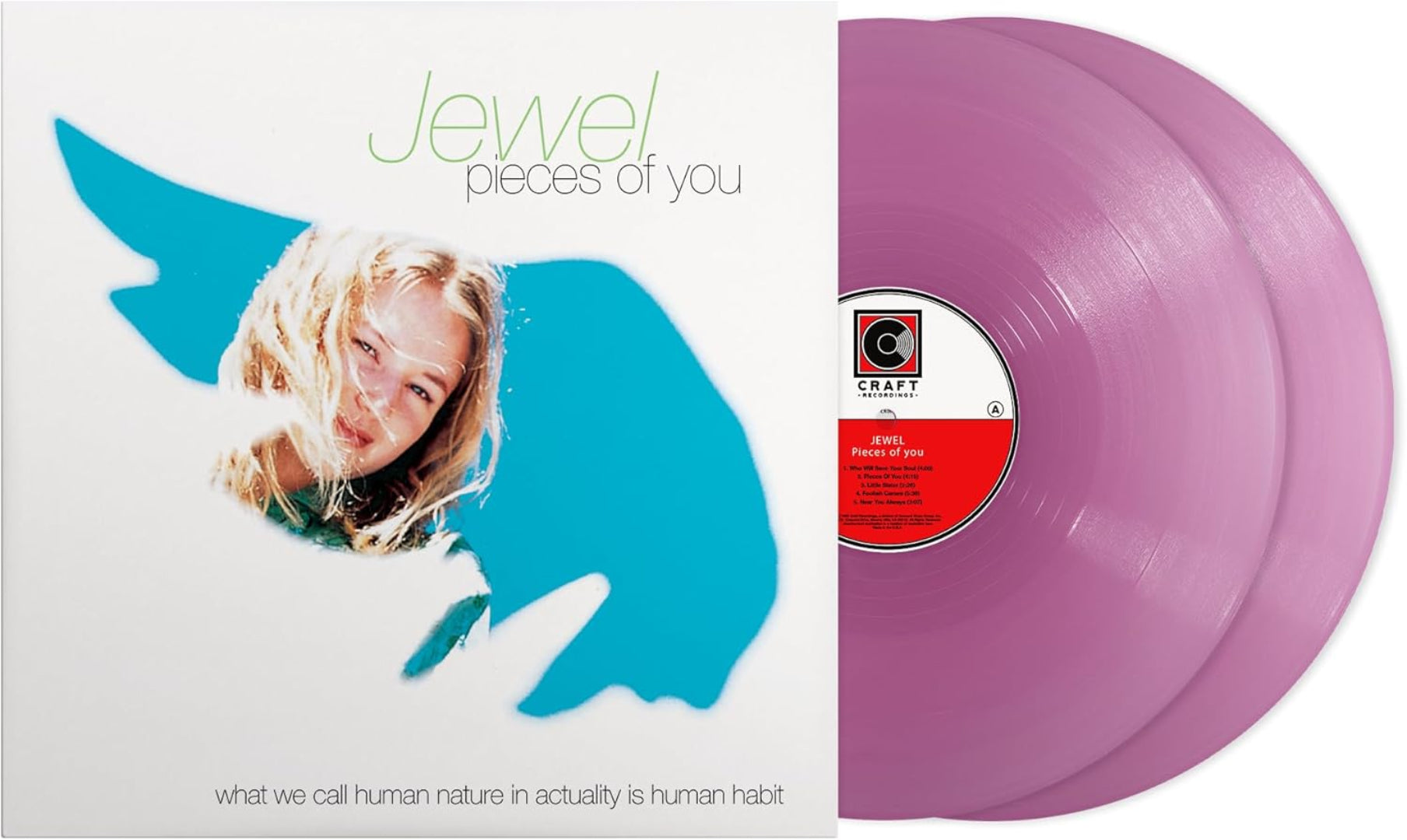 Pieces Of You by Jewel purple coloured vinyl record