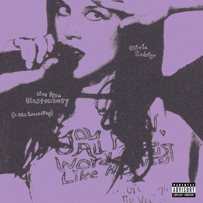 Olivia Rodrigo - Live From Glastonbury  2 LP Light Blue & Cobalt Vinyl