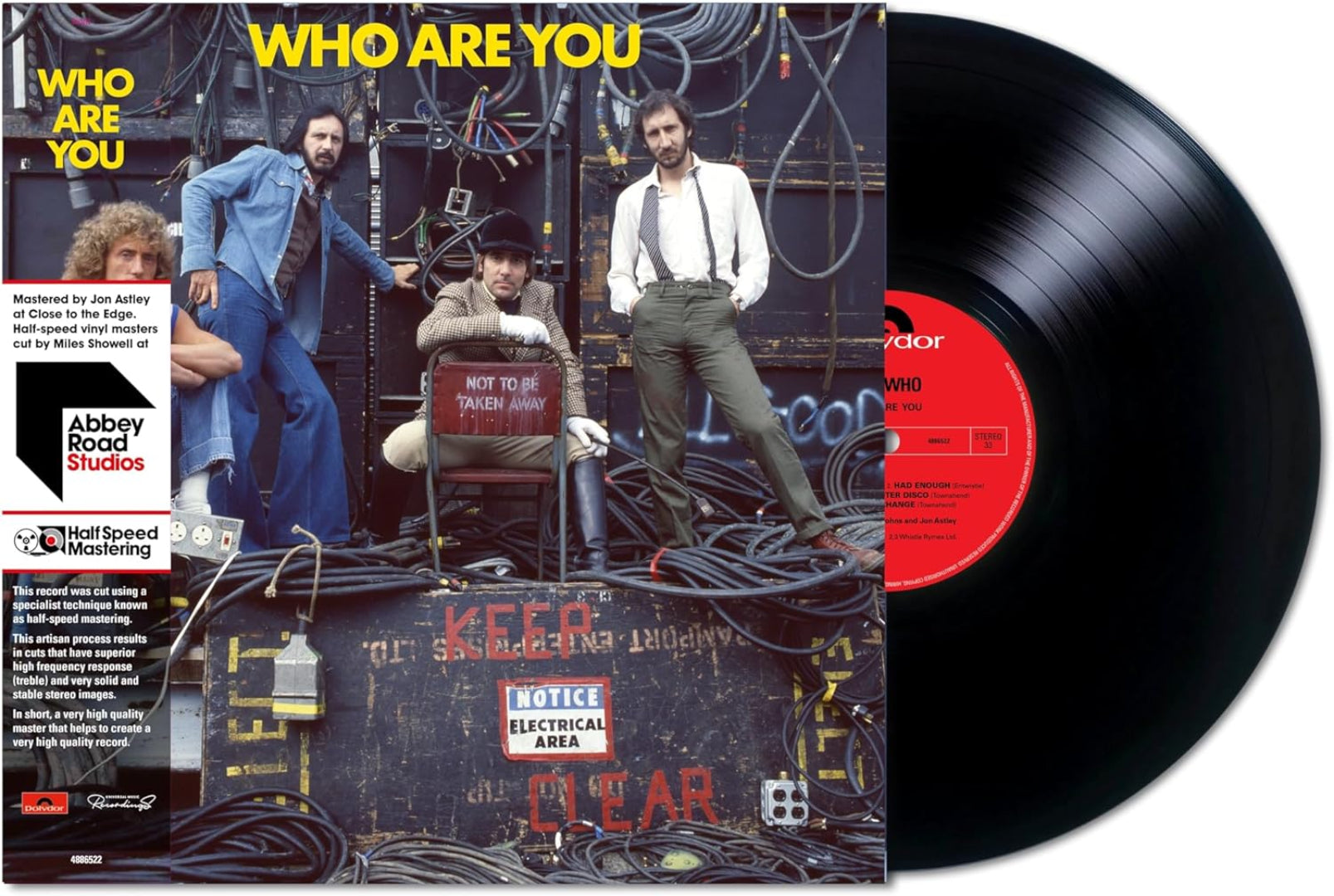 Who Are You by The Who audiophile half speed vinyl