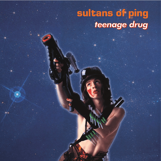 Sultans Of Ping F.C. Teenage Drug LP vinyl indie rock album cover artwork
