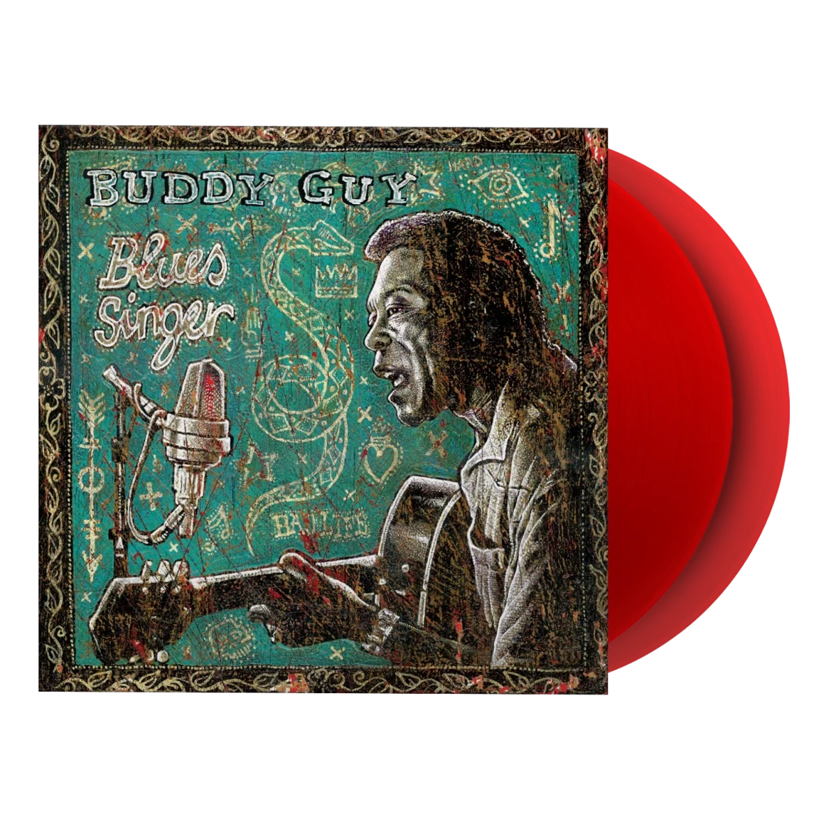 Blues Singer by Buddy Guy 2 LP red vinyl acoustic blues guitar album