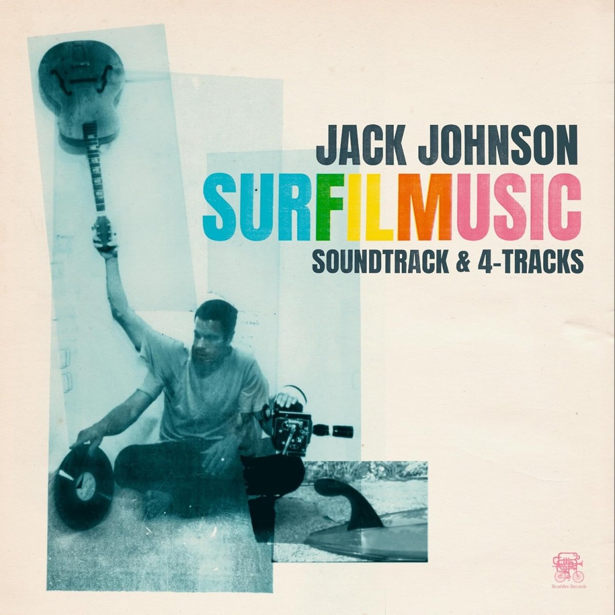 Jack Johnson Surfilmusic CD album cover mellow acoustic surf-inspired songs