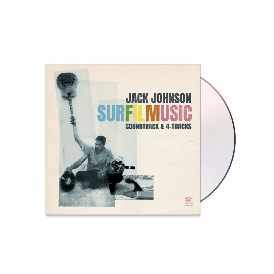 Surfilmusic CD by Jack Johnson laid-back acoustic singer-songwriter album