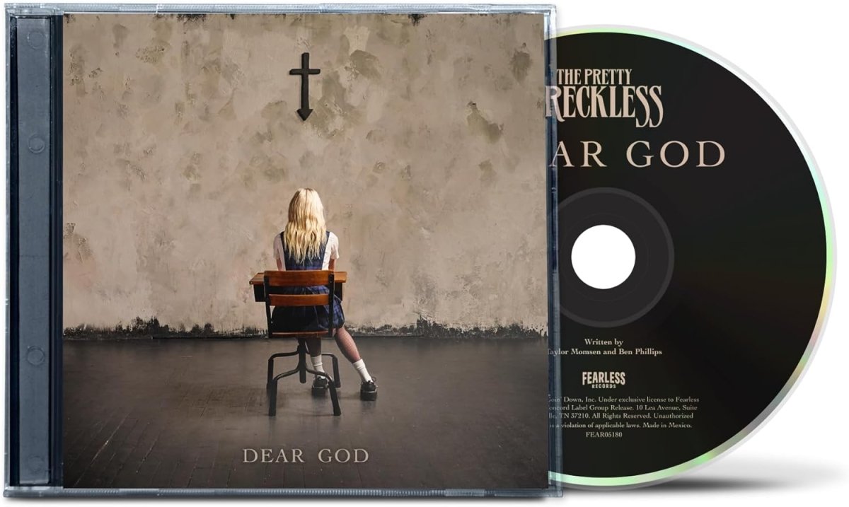 Dear God CD by The Pretty Reckless dark rock with heavy guitars and vocals