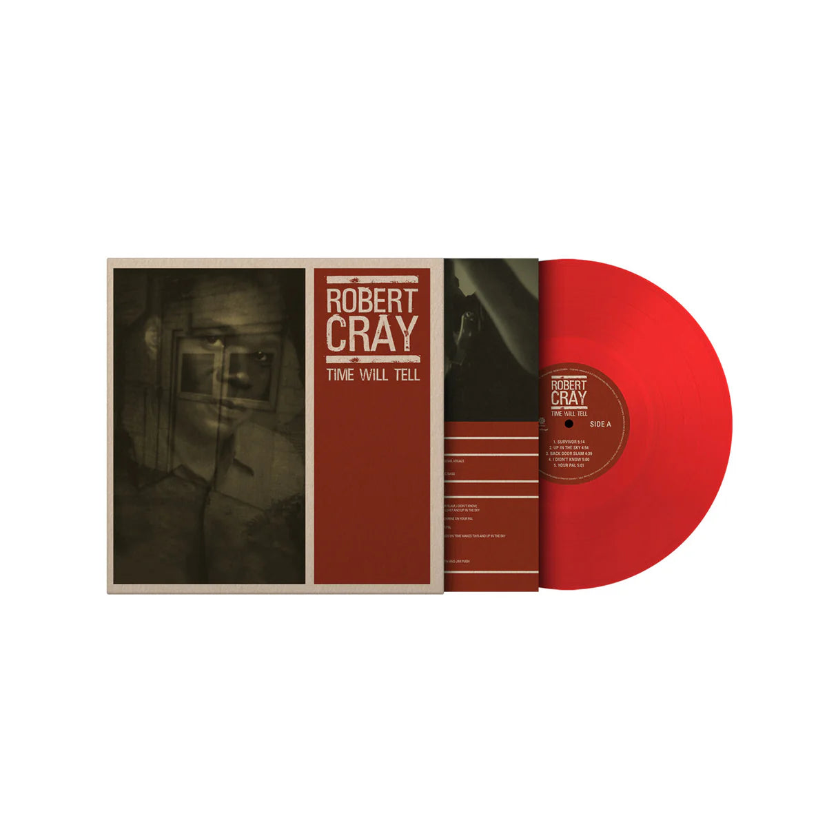 Time Will Tell LP by The Robert Cray Band red vinyl classic American blues release