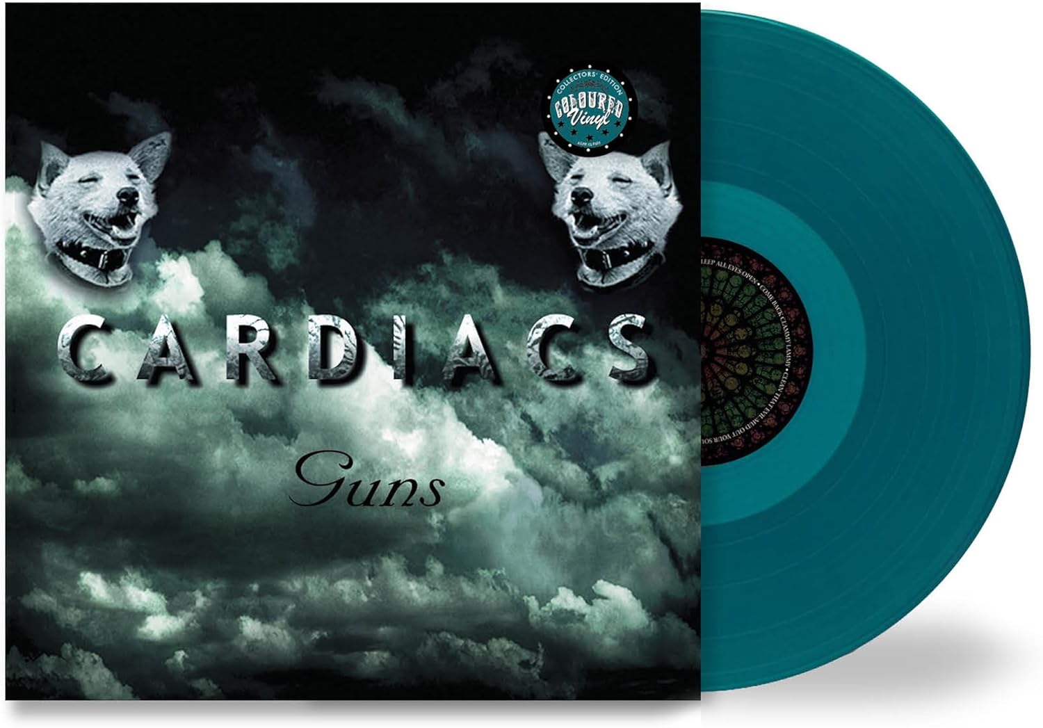 Guns LP by Cardiacs aqua marine vinyl experimental progressive rock record