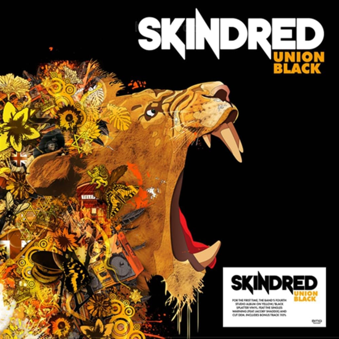 Skindred Union Black 2 LP vinyl album reggae metal alternative rock cover