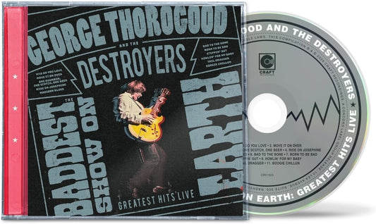 George Thorogood & The Destroyers CD live greatest hits rock album