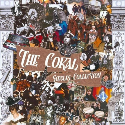 The Coral Singles Collection CD front cover with band artwork and album title displayed.