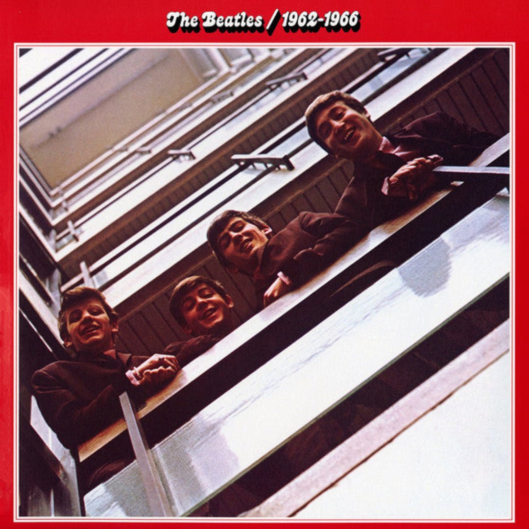 The Beatles 1962-1966 double LP record sleeve iconic Red Album vinyl release