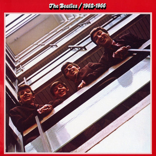 The Beatles 1962-1966 double LP record sleeve iconic Red Album vinyl release