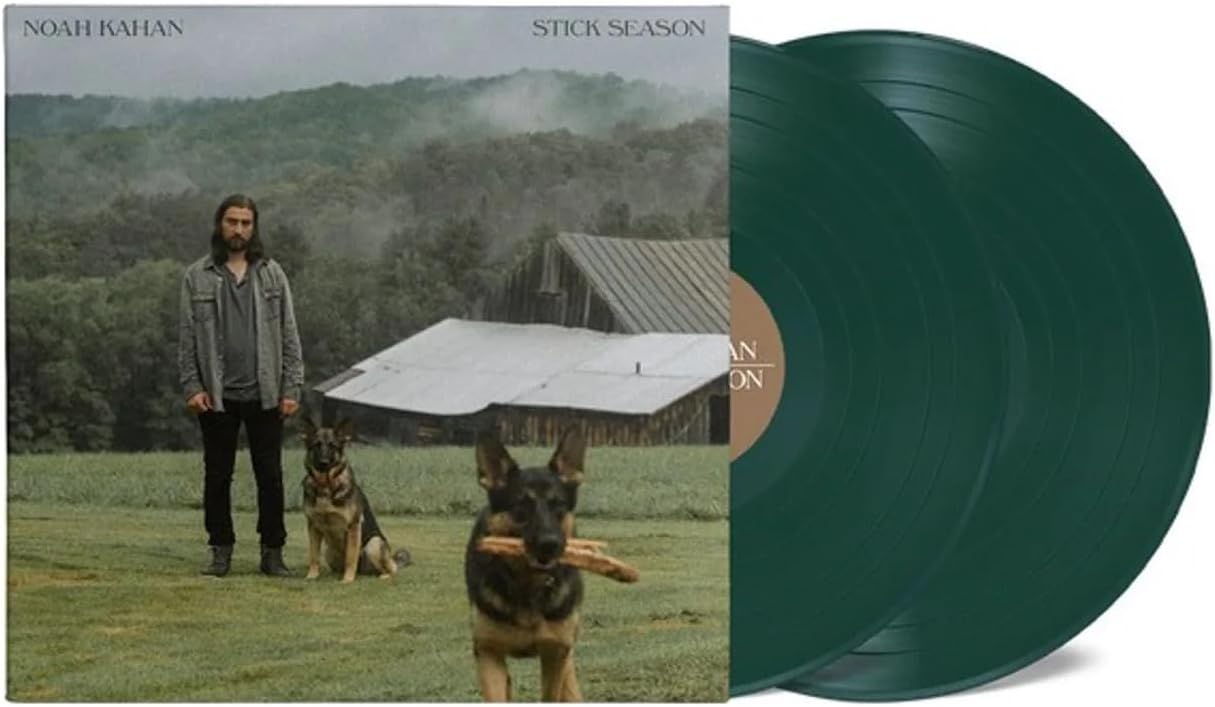 Noah Kahan Stick Season 2LP green vinyl indie folk album cover art image