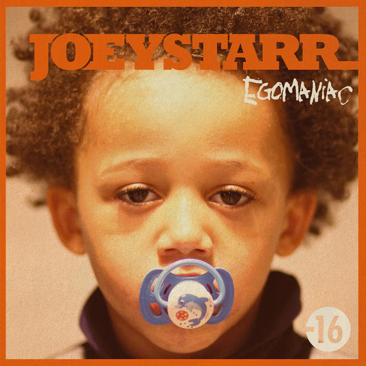JoeyStarr Egomaniac 2 LP orange vinyl album cover artwork hip hop release