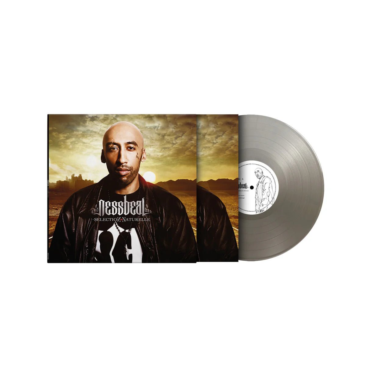Nessbeal Selection Naturelle LP silver vinyl record sleeve rap album art