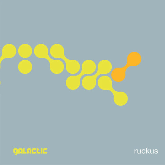 Galactic Ruckus LP yellow green marbled vinyl album cover funk release