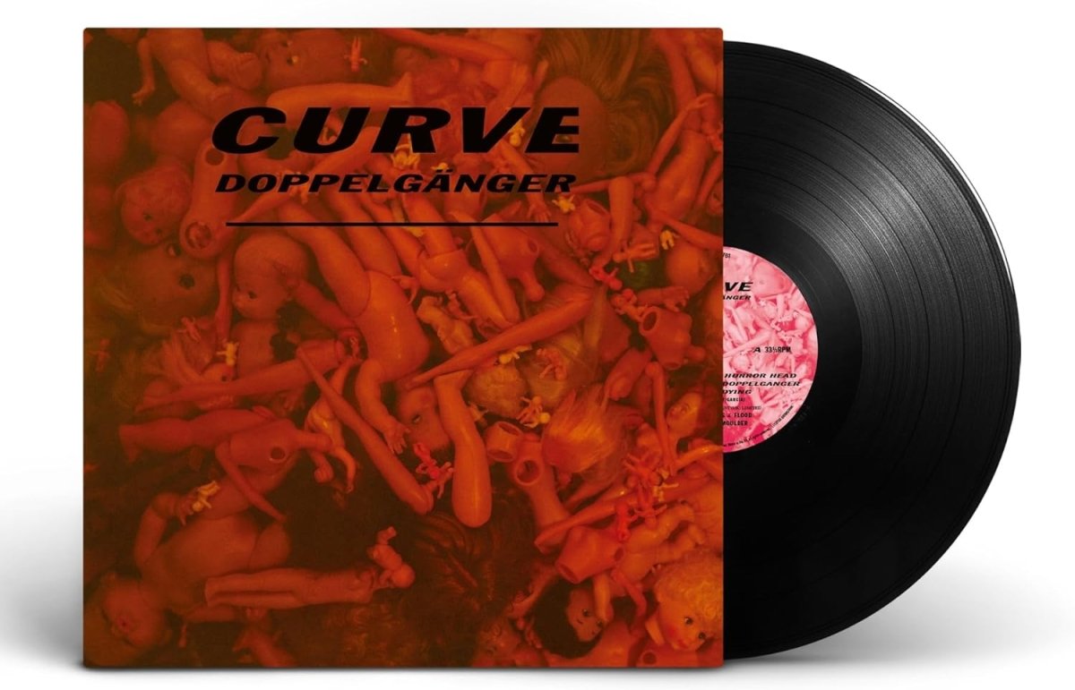 Curve Doppelganger LP record sleeve artwork 90s alternative music album
