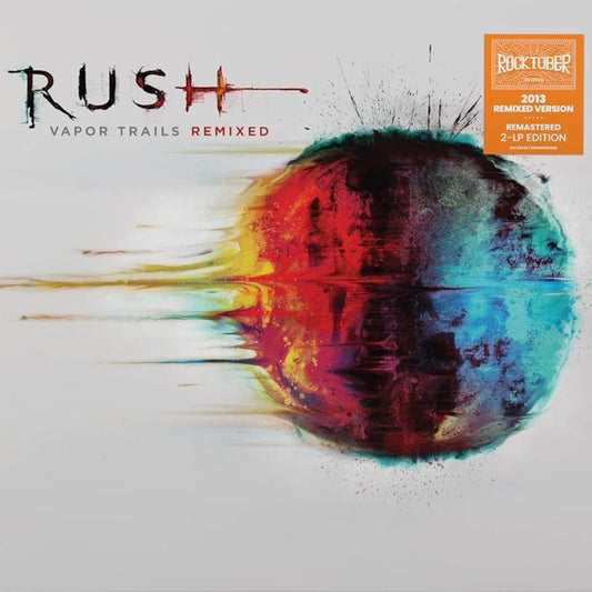 Rush Vapor Trails Remixed 2 LP vinyl album cover artwork progressive rock