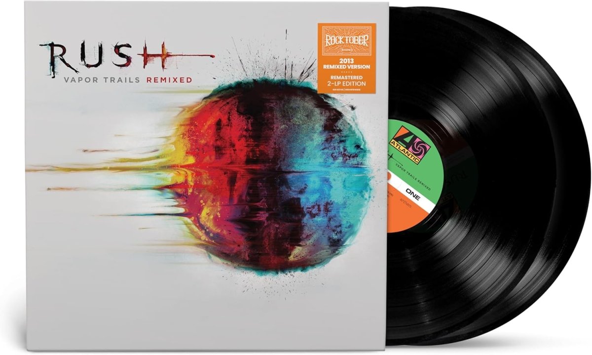 Rush Vapor Trails Remixed double LP record sleeve artwork rock album