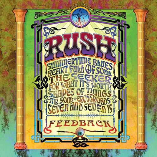 Rush Feedback LP vinyl album cover artwork classic rock covers release